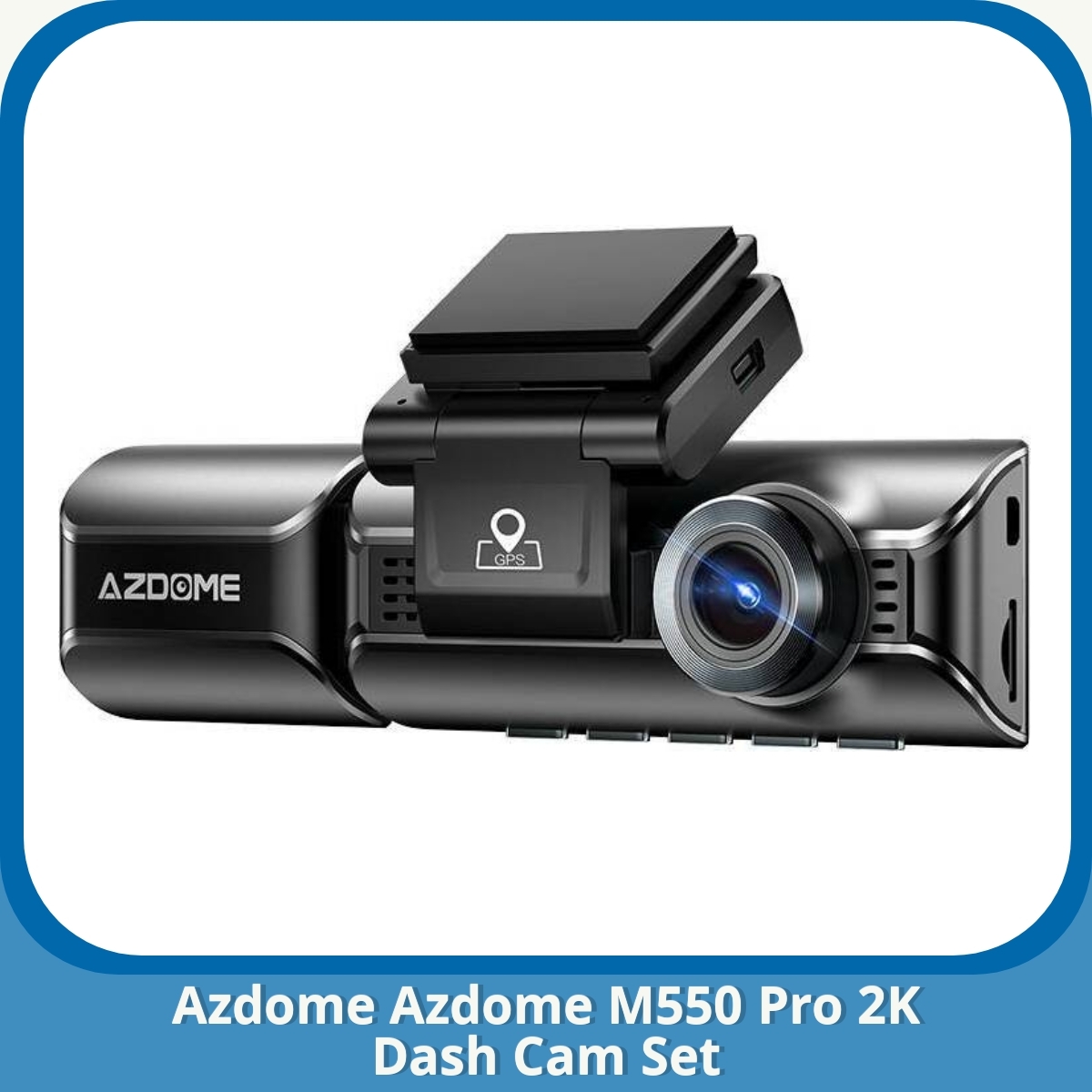 Anmeldelse af Azdome Azdome M550 Pro 2K Dash Cam Set