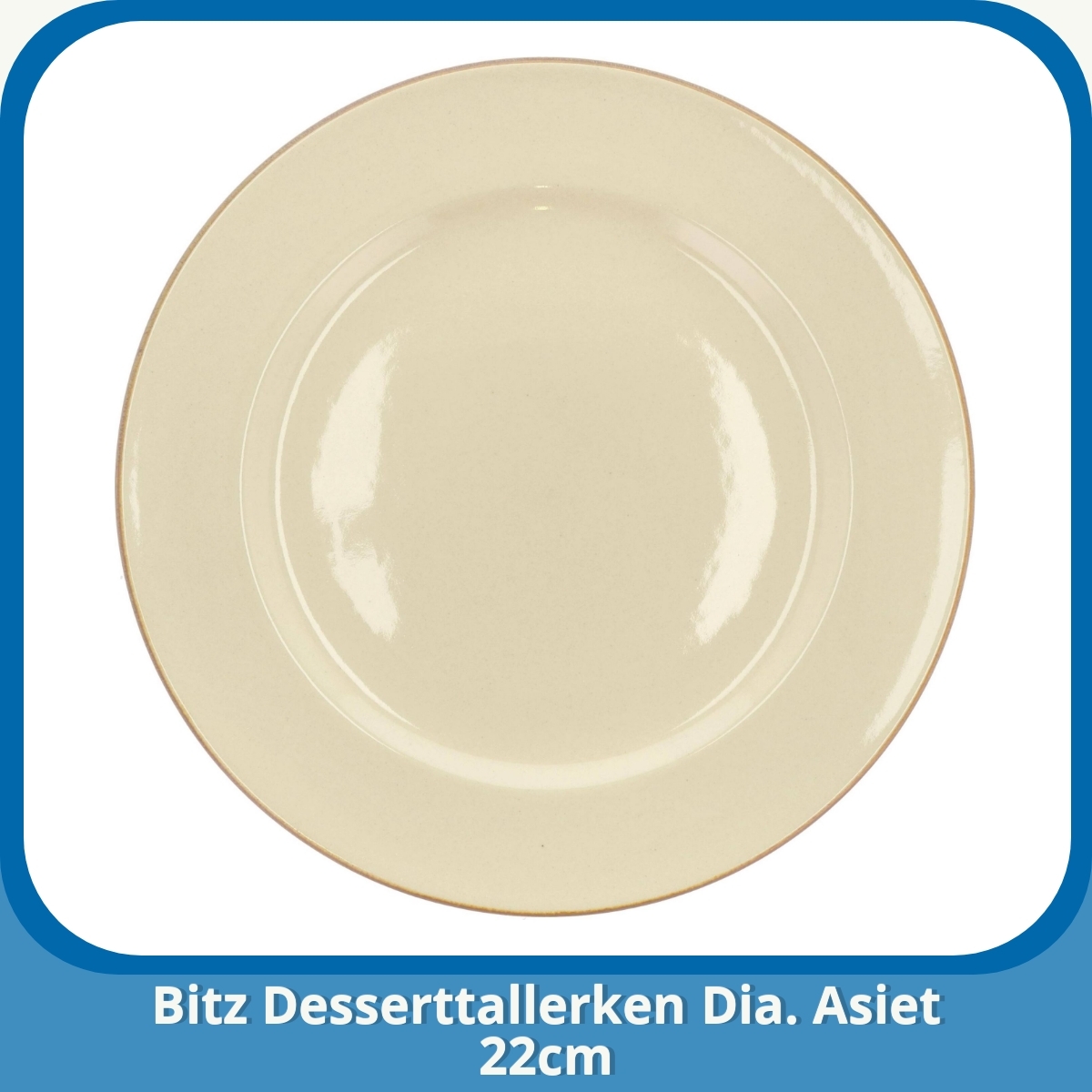 Anmeldelse af Bitz Desserttallerken Dia. Asiet 22cm