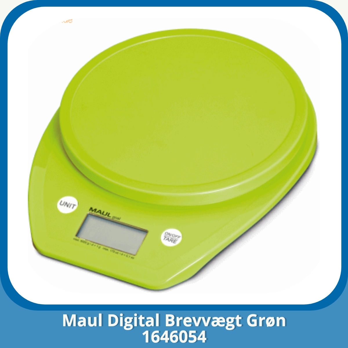 Anmeldelse af Maul Digital Brevvægt Grøn 1646054