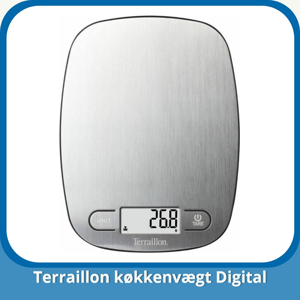 Anmeldelse af Terraillon køkkenvægt Digital