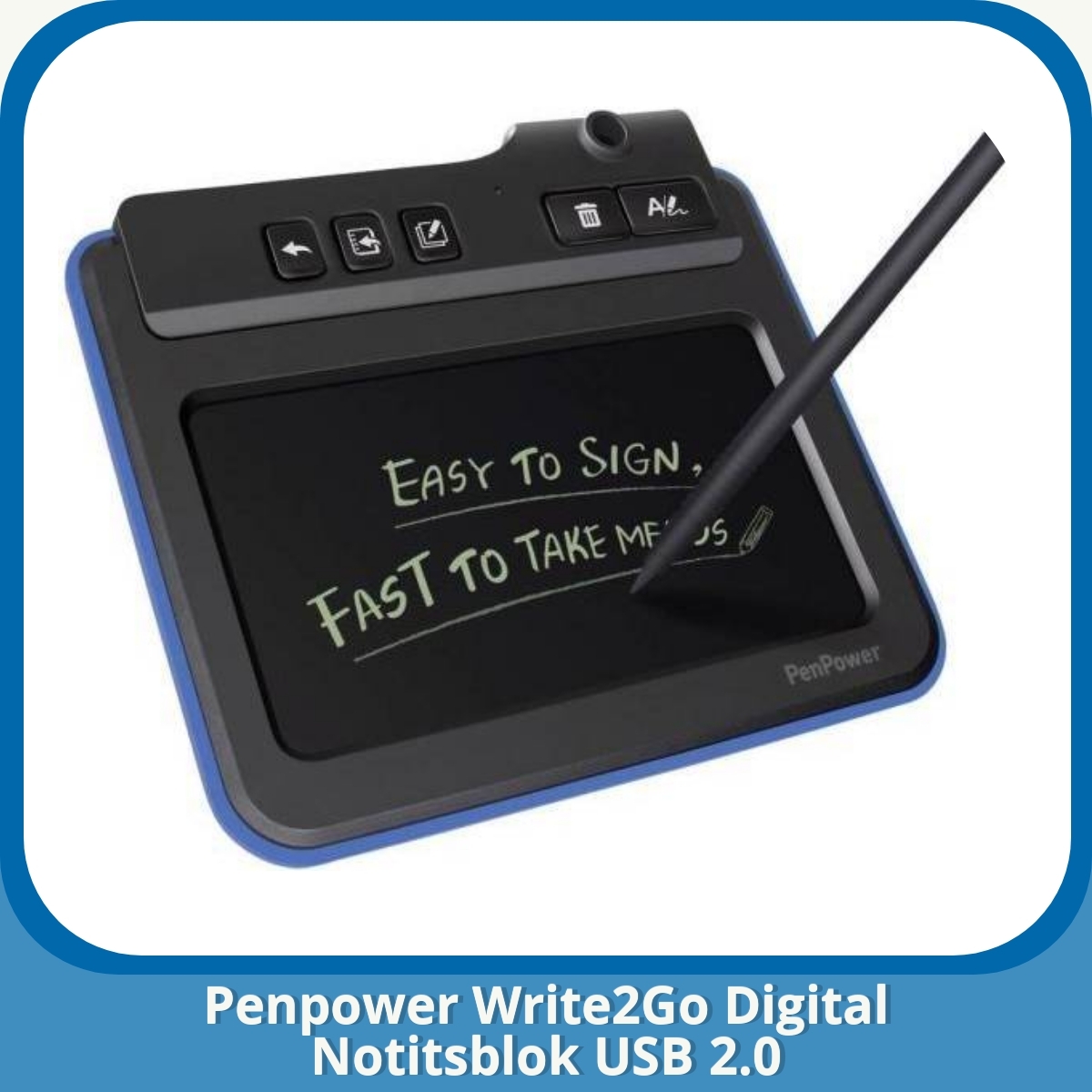 Anmeldelse af Penpower Write2Go Digital Notitsblok USB 2.0