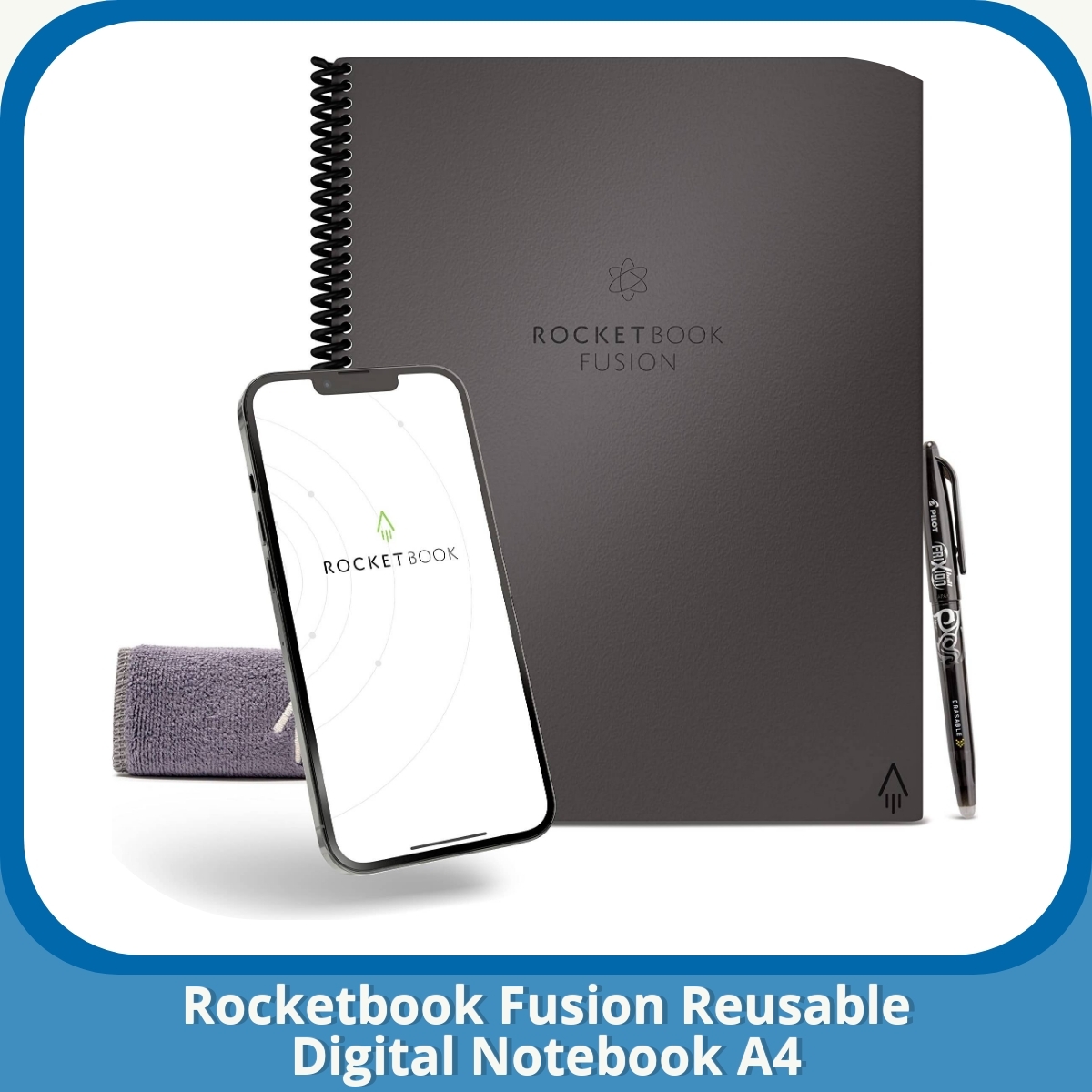 Anmeldelse af Rocketbook Fusion Reusable Digital Notebook A4