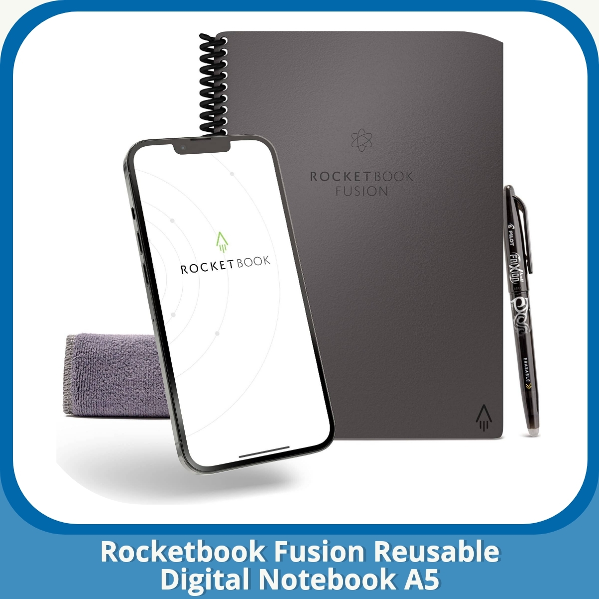 Anmeldelse af Rocketbook Fusion Reusable Digital Notebook A5