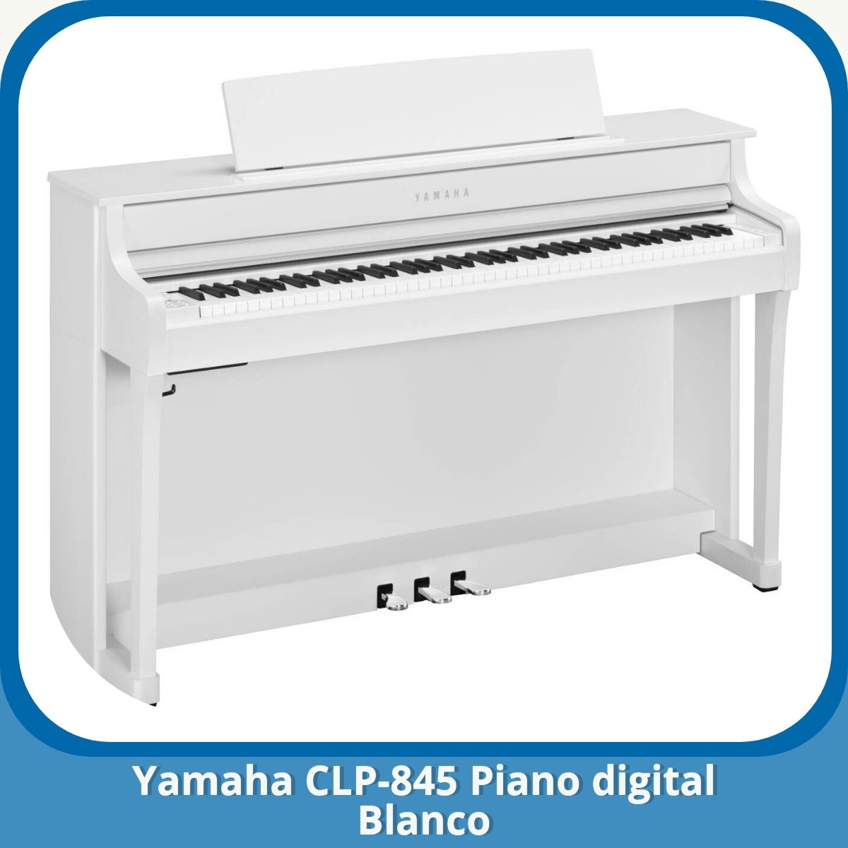 Anmeldelse af Yamaha CLP-845 Piano digital Blanco