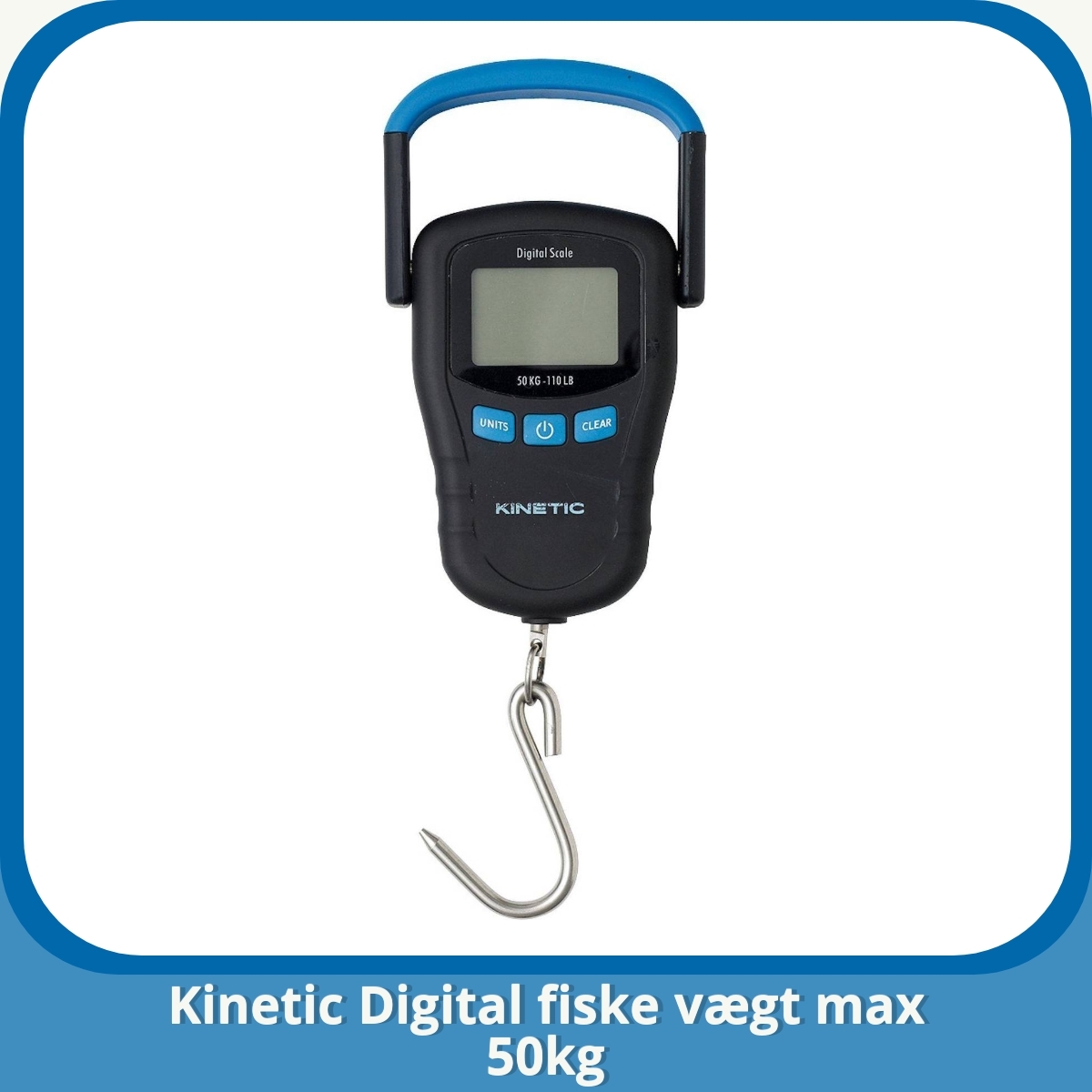 Anmeldelse af Kinetic Digital fiske vægt max 50kg