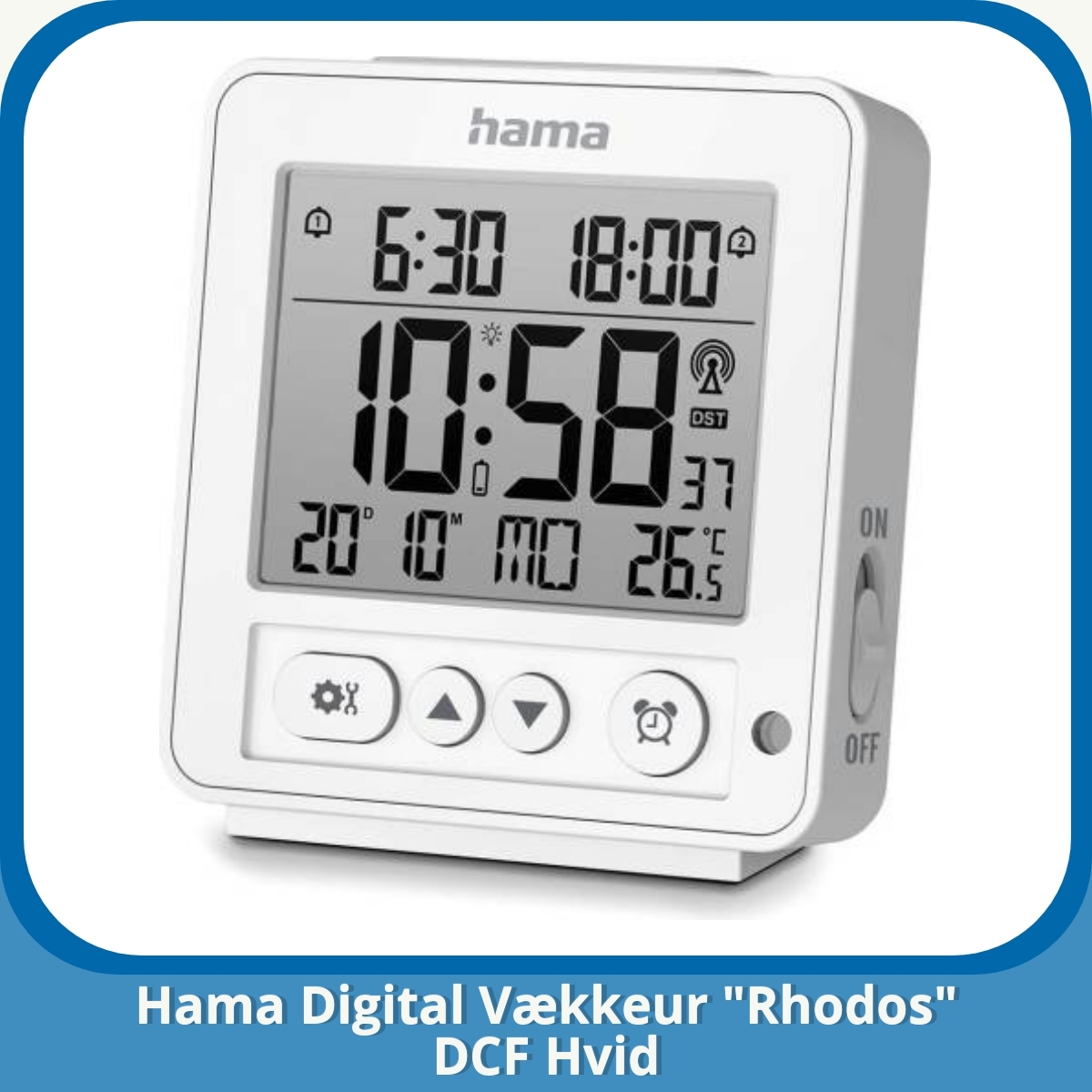 Anmeldelse af Hama Digital Vækkeur