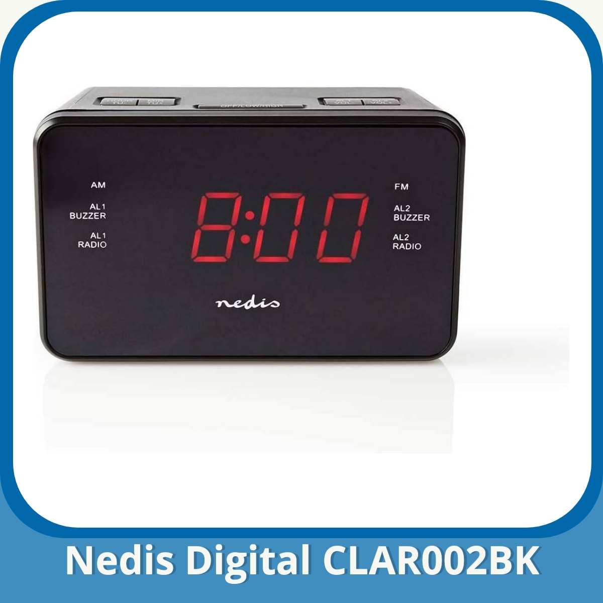 Anmeldelse af Nedis Digital CLAR002BK