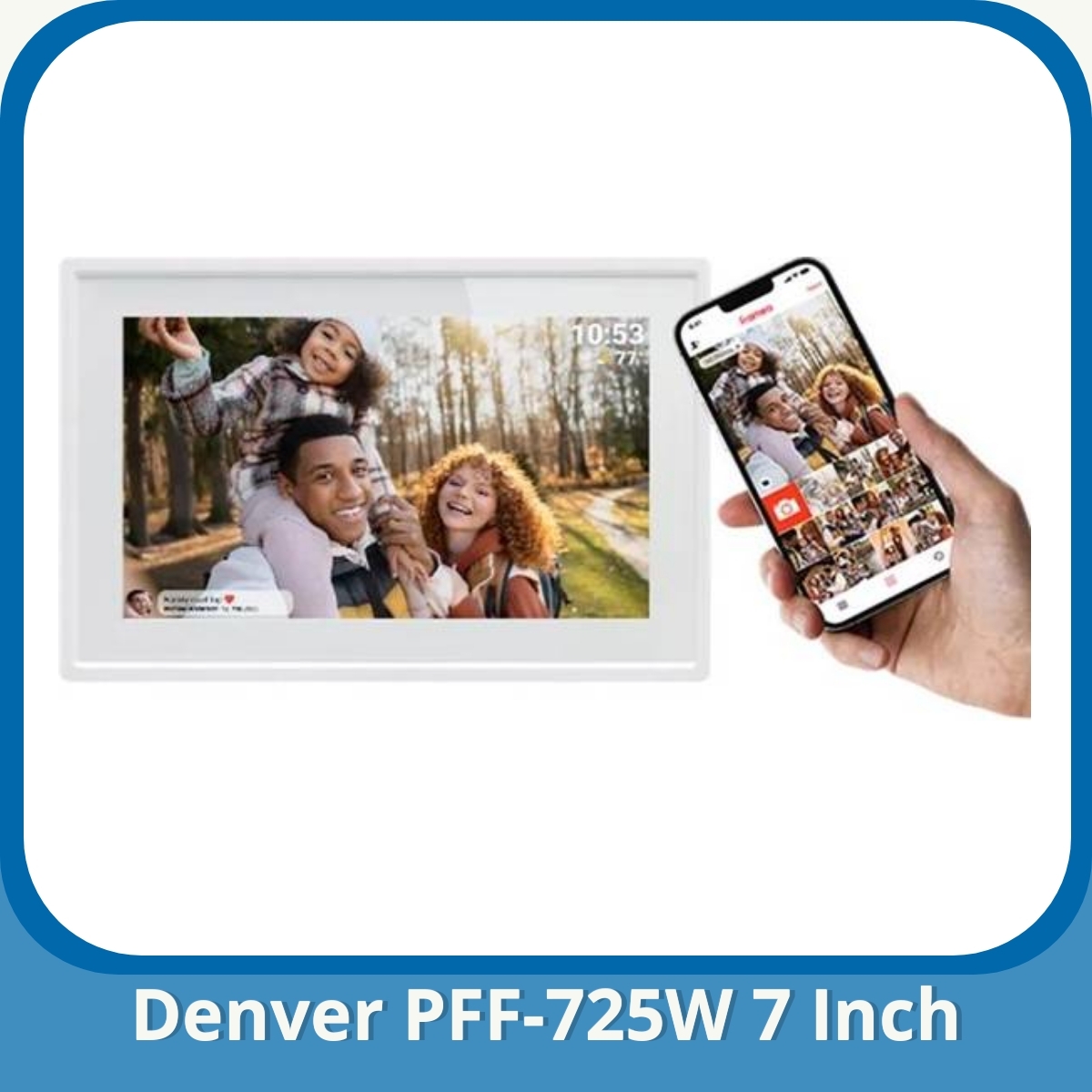 Anmeldelse af Denver PFF-725W 7 Inch