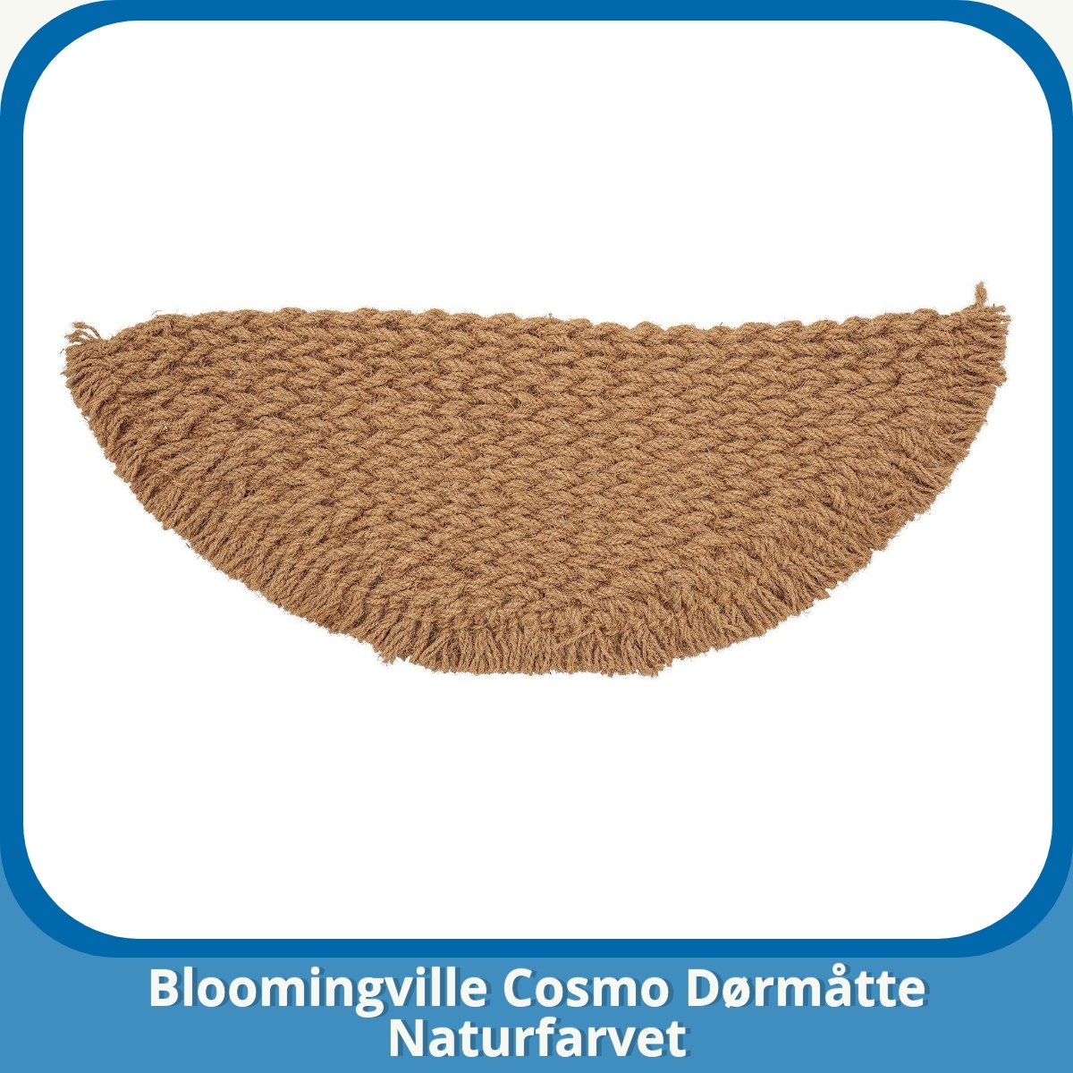 Anmeldelse af Bloomingville Cosmo Dørmåtte Naturfarvet