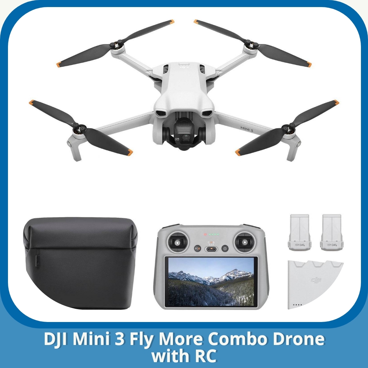 Anmeldelse af DJI Mini 3 Fly More Combo Drone with RC