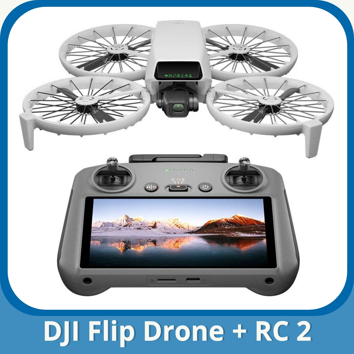 Anmeldelse af DJI Flip Drone + RC 2