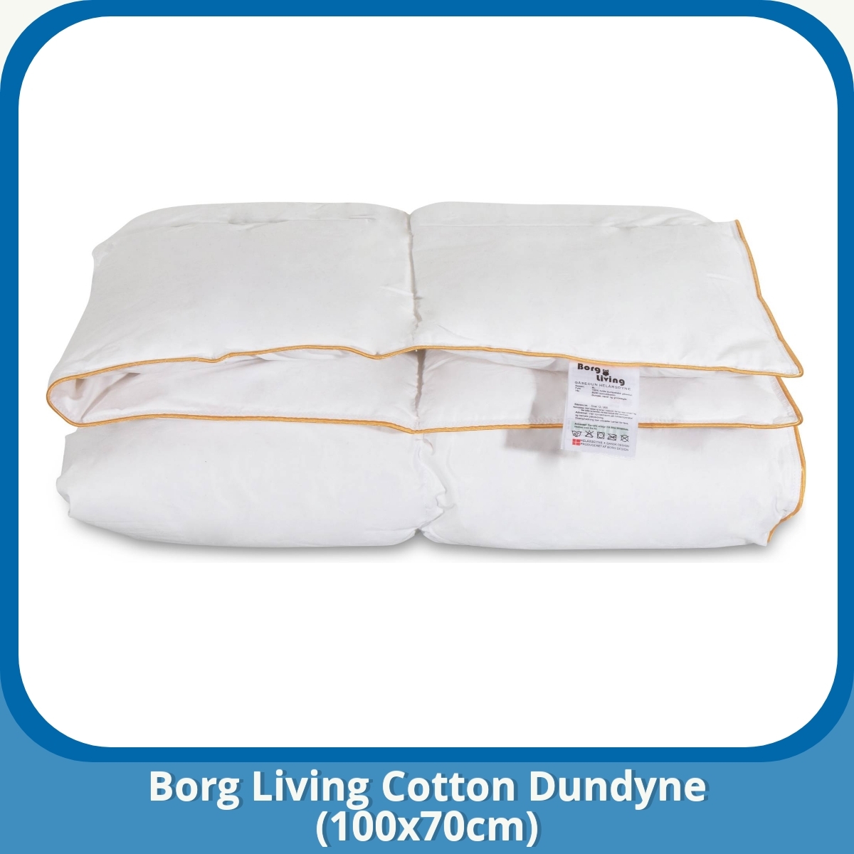 Anmeldelse af Borg Living Cotton Dundyne (100x70cm)