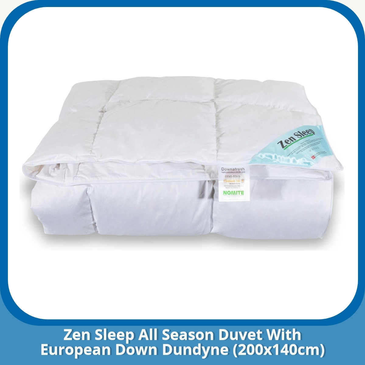 Anmeldelse af Zen Sleep All Season Duvet With European Down Dundyne (200x140cm)