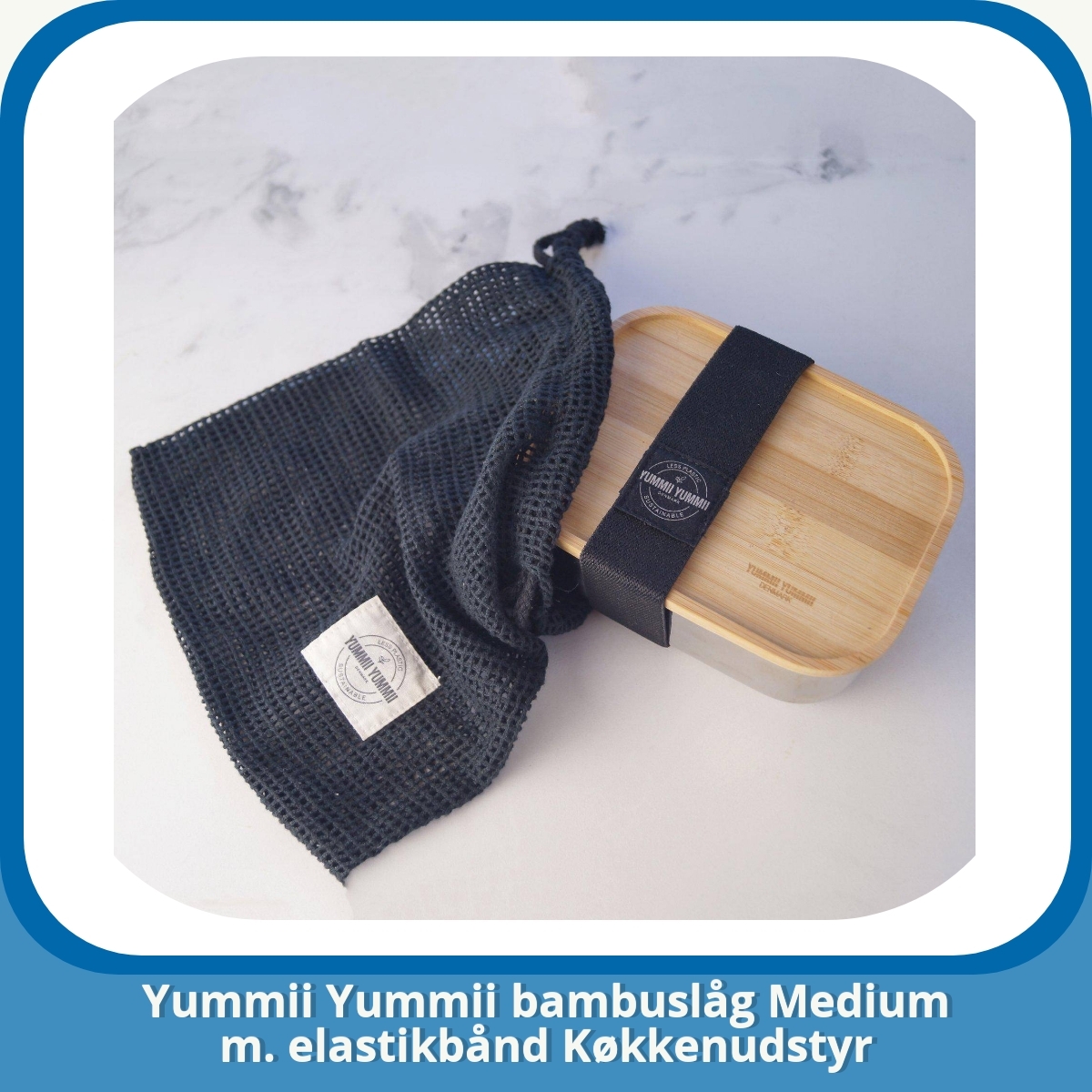 Anmeldelse af Yummii Yummii bambuslåg Medium m. elastikbånd Køkkenudstyr