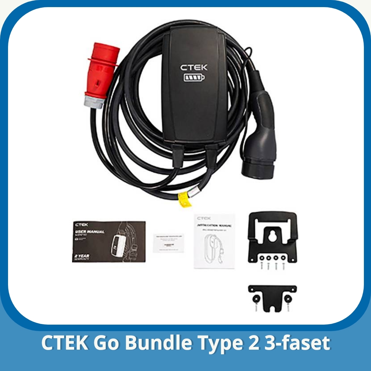 Anmeldelse af CTEK Go Bundle Type 2 3-faset
