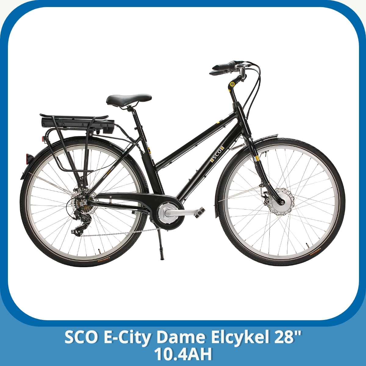 Anmeldelse af SCO E-City Dame Elcykel 28