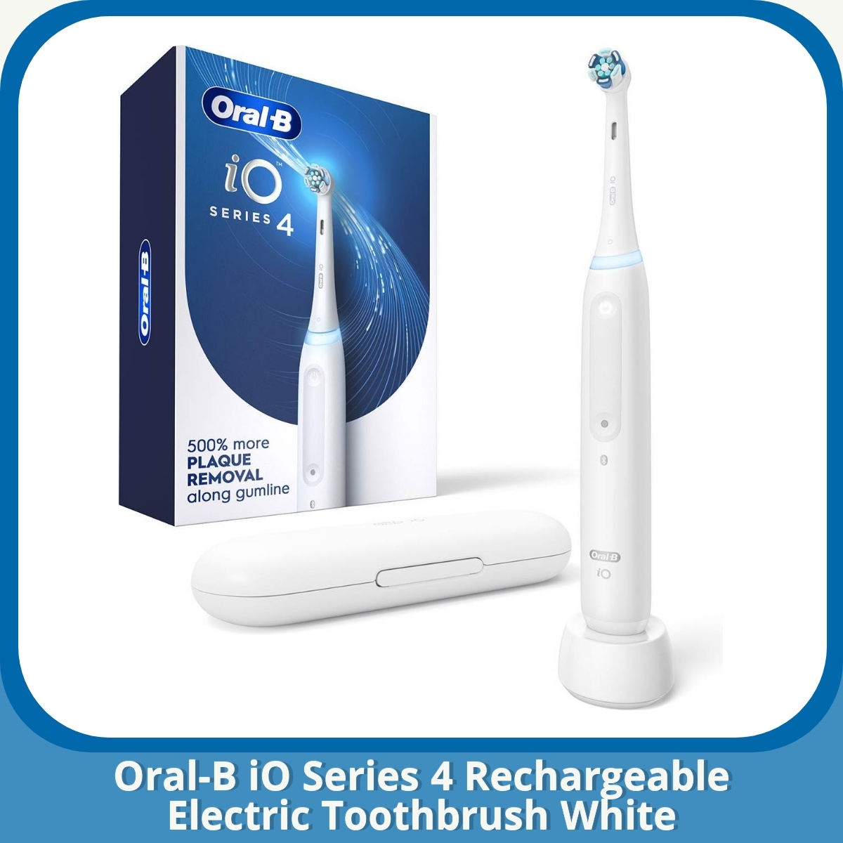 Anmeldelse af Oral-B iO Series 4 Rechargeable Electric Toothbrush White