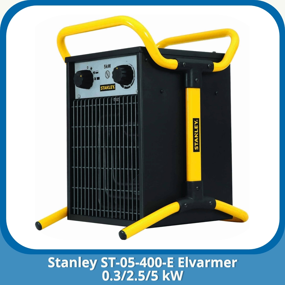 Anmeldelse af Stanley ST-05-400-E Elvarmer 0.3/2.5/5 kW