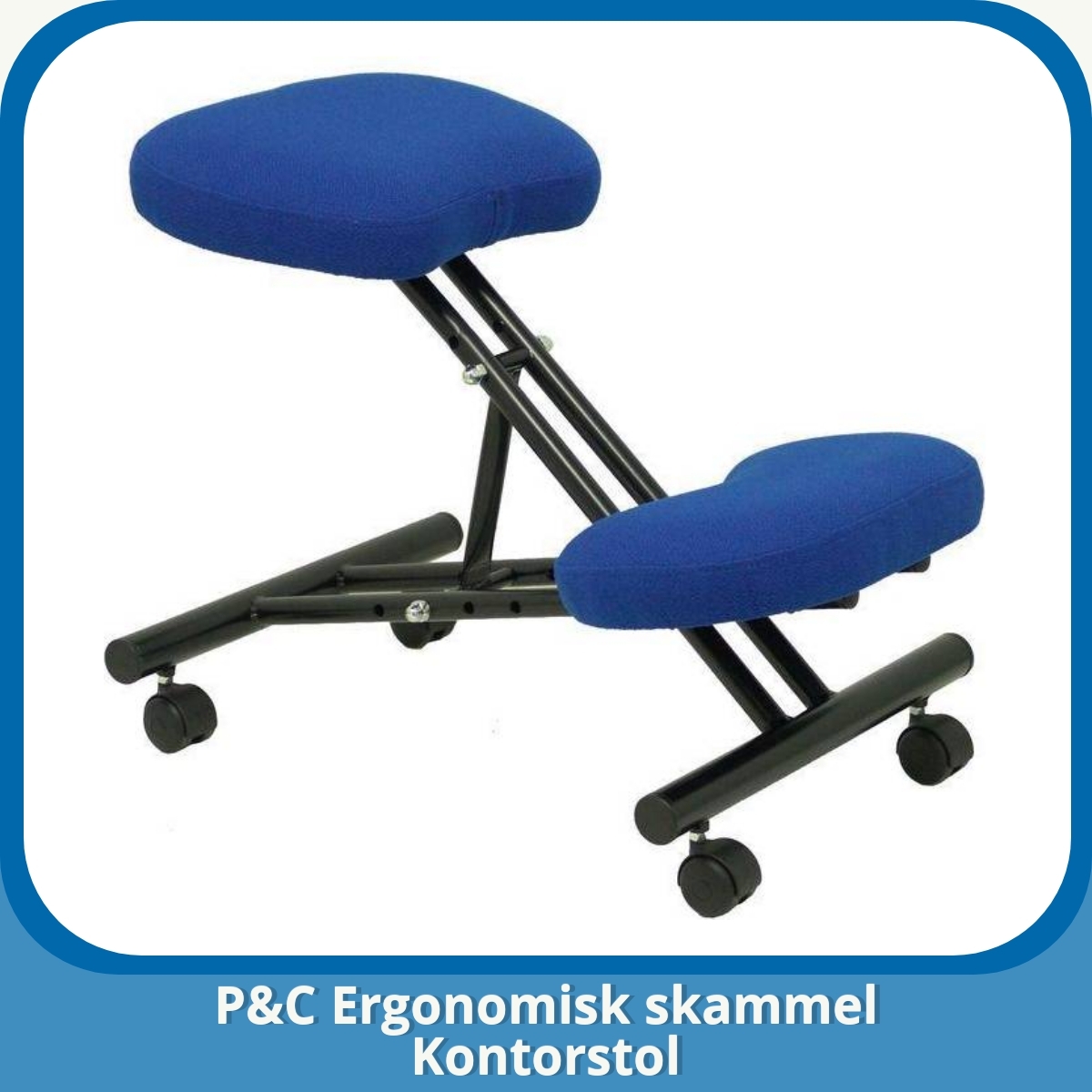 Anmeldelse af P&C Ergonomisk skammel Kontorstol