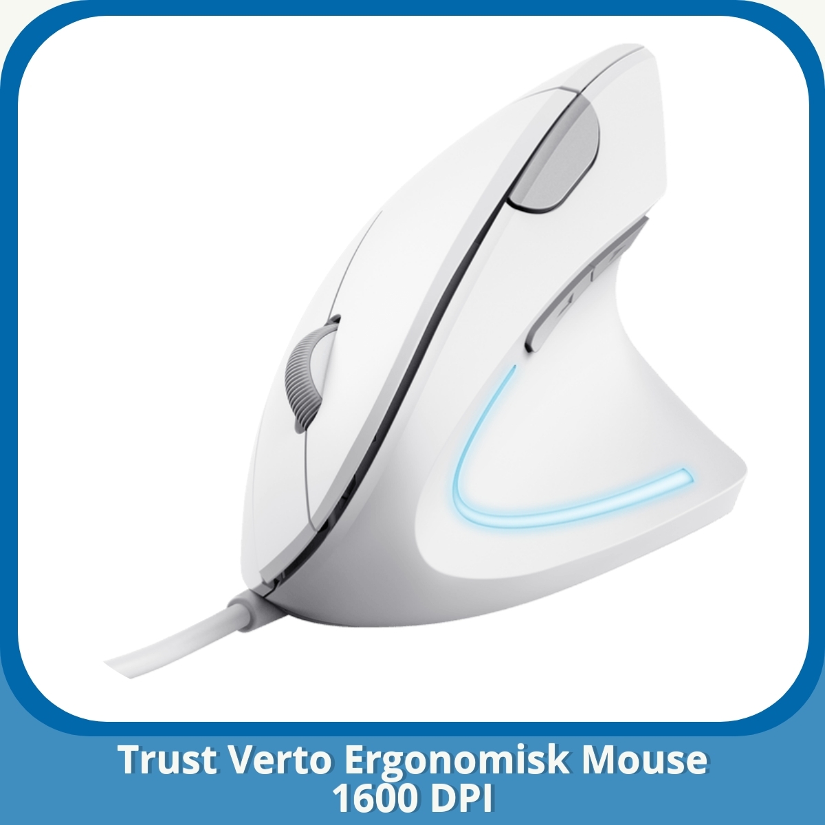 Anmeldelse af Trust Verto Ergonomisk Mouse 1600 DPI