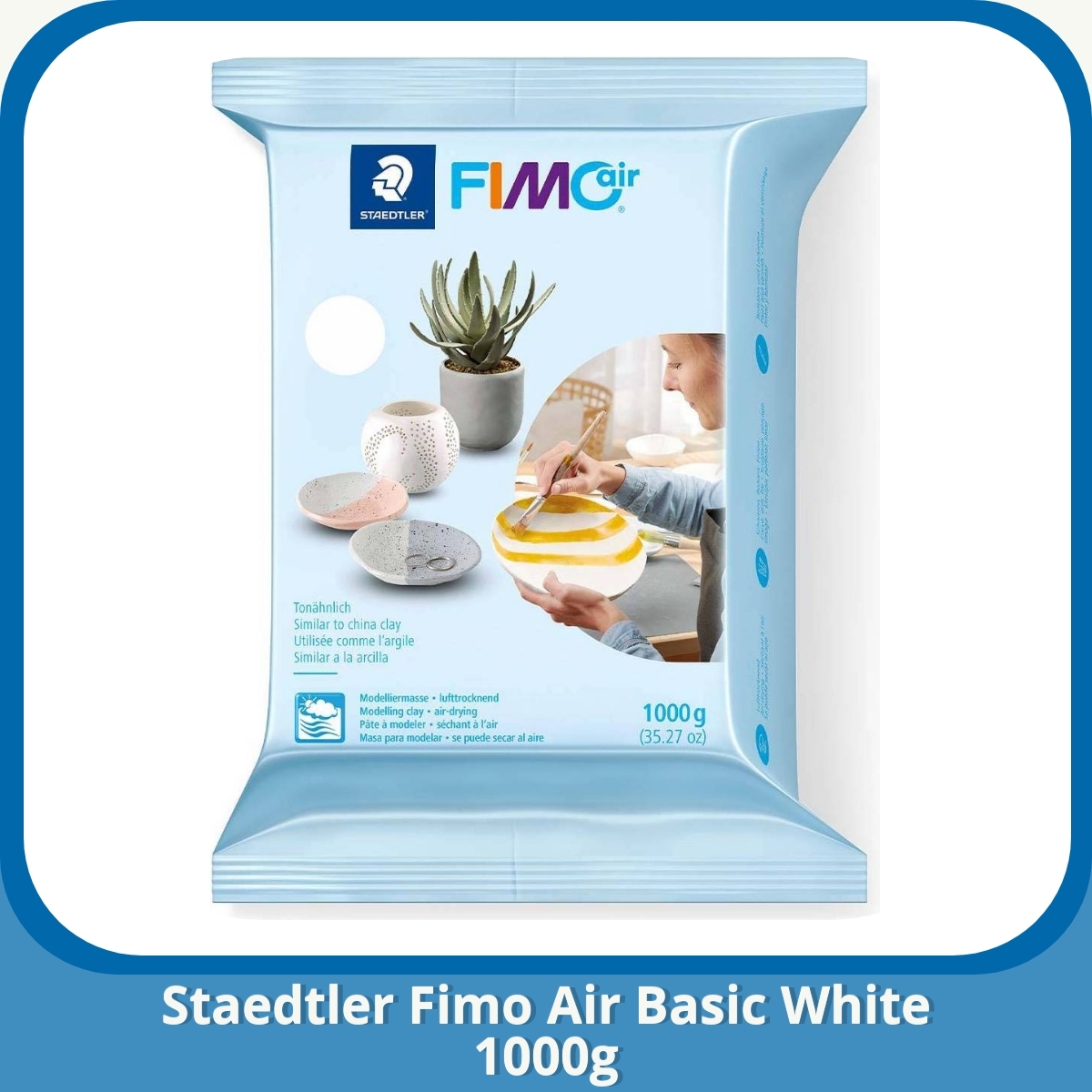 Anmeldelse af Staedtler Fimo Air Basic White 1000g