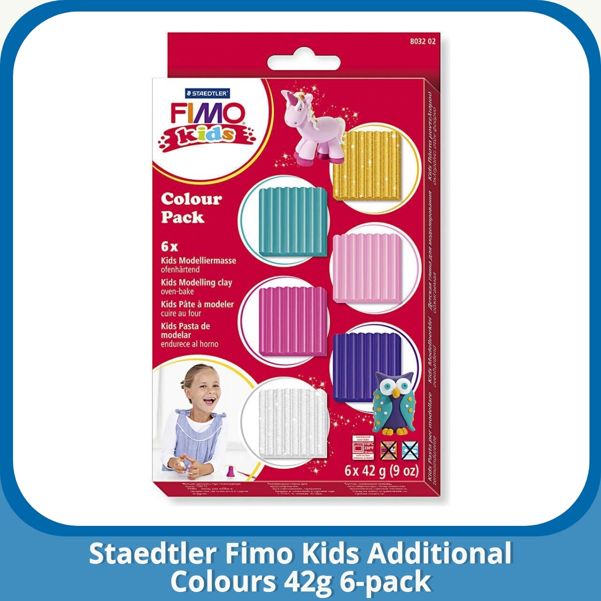 Anmeldelse af Staedtler Fimo Kids Additional Colours 42g 6-pack