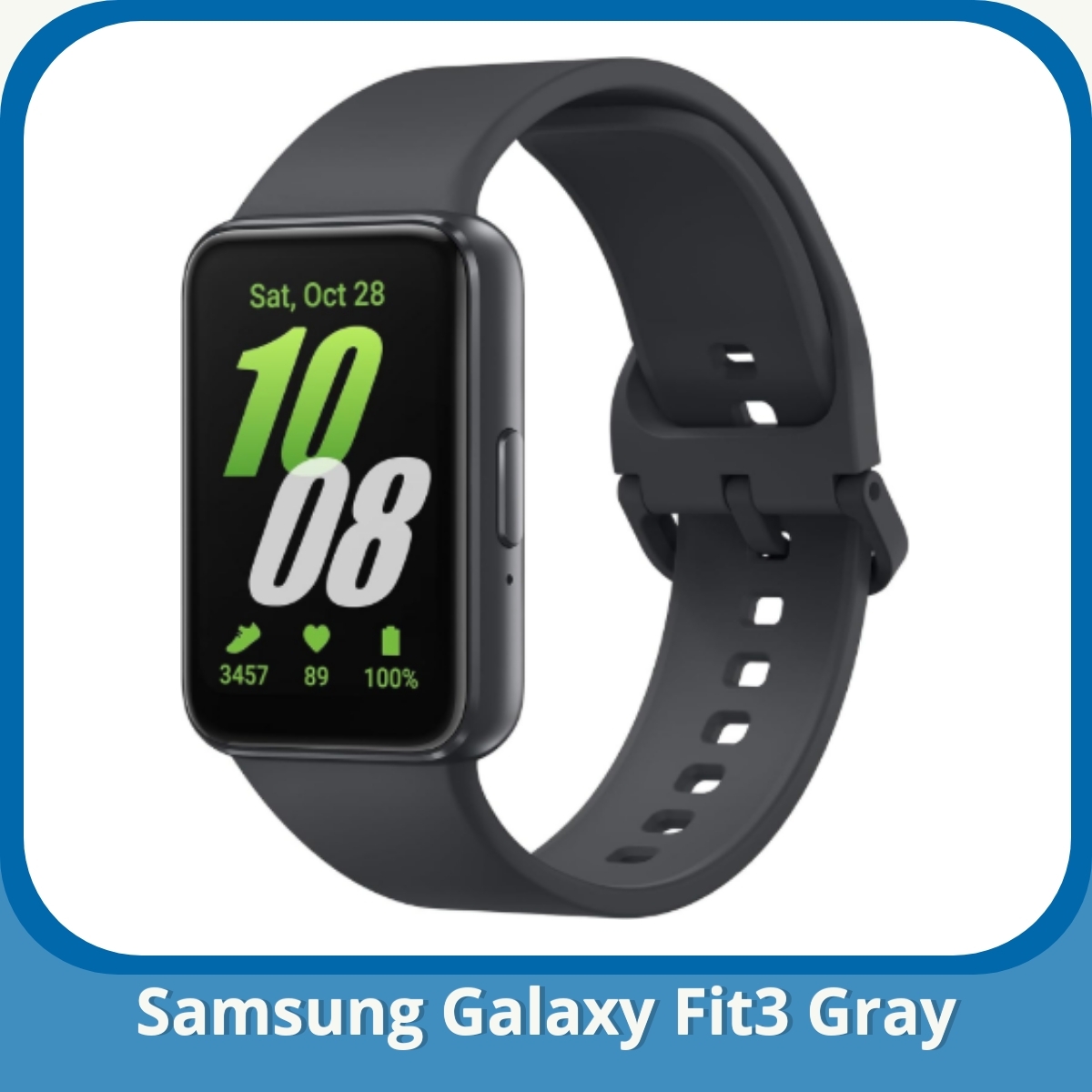 Anmeldelse af Samsung Galaxy Fit3 Gray