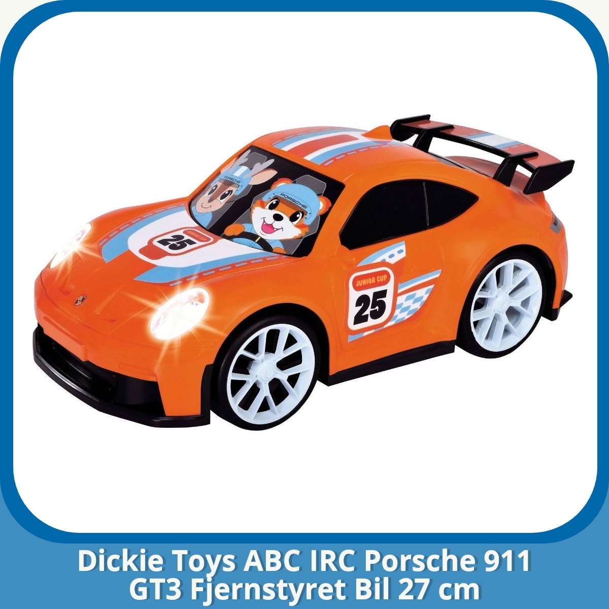 Anmeldelse af Dickie Toys ABC IRC Porsche 911 GT3 Fjernstyret Bil 27 cm