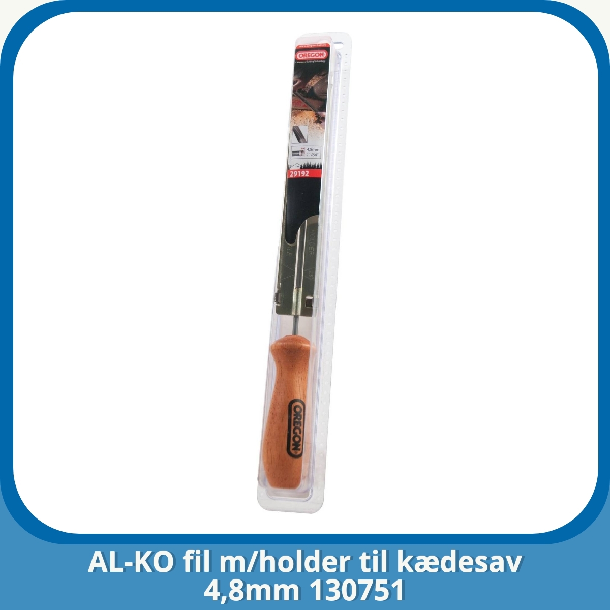 Anmeldelse af AL-KO fil m/holder til kædesav 4,8mm 130751