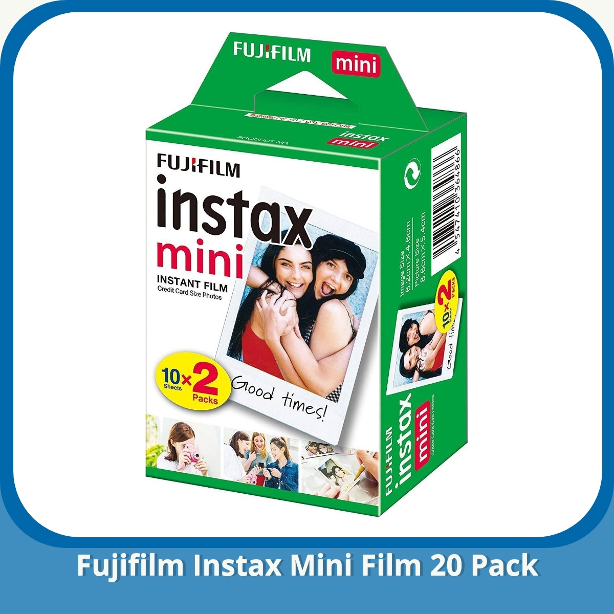 Anmeldelse af Fujifilm Instax Mini Film 20 Pack