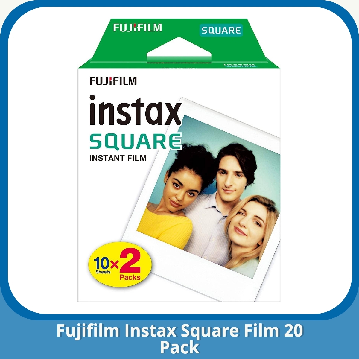Anmeldelse af Fujifilm Instax Square Film 20 Pack