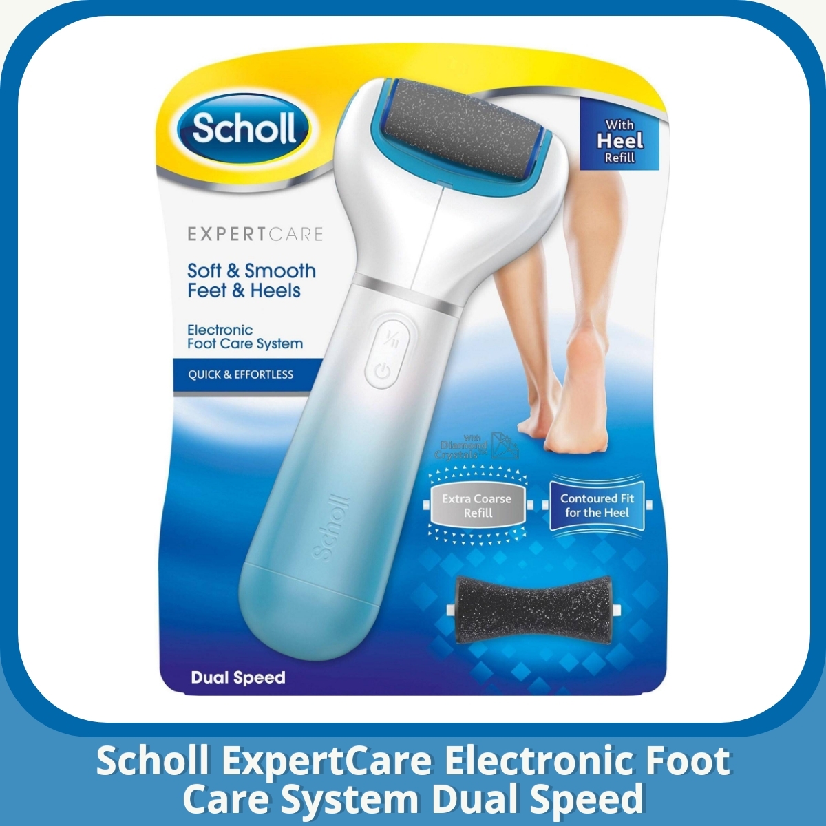 Anmeldelse af Scholl ExpertCare Electronic Foot Care System Dual Speed