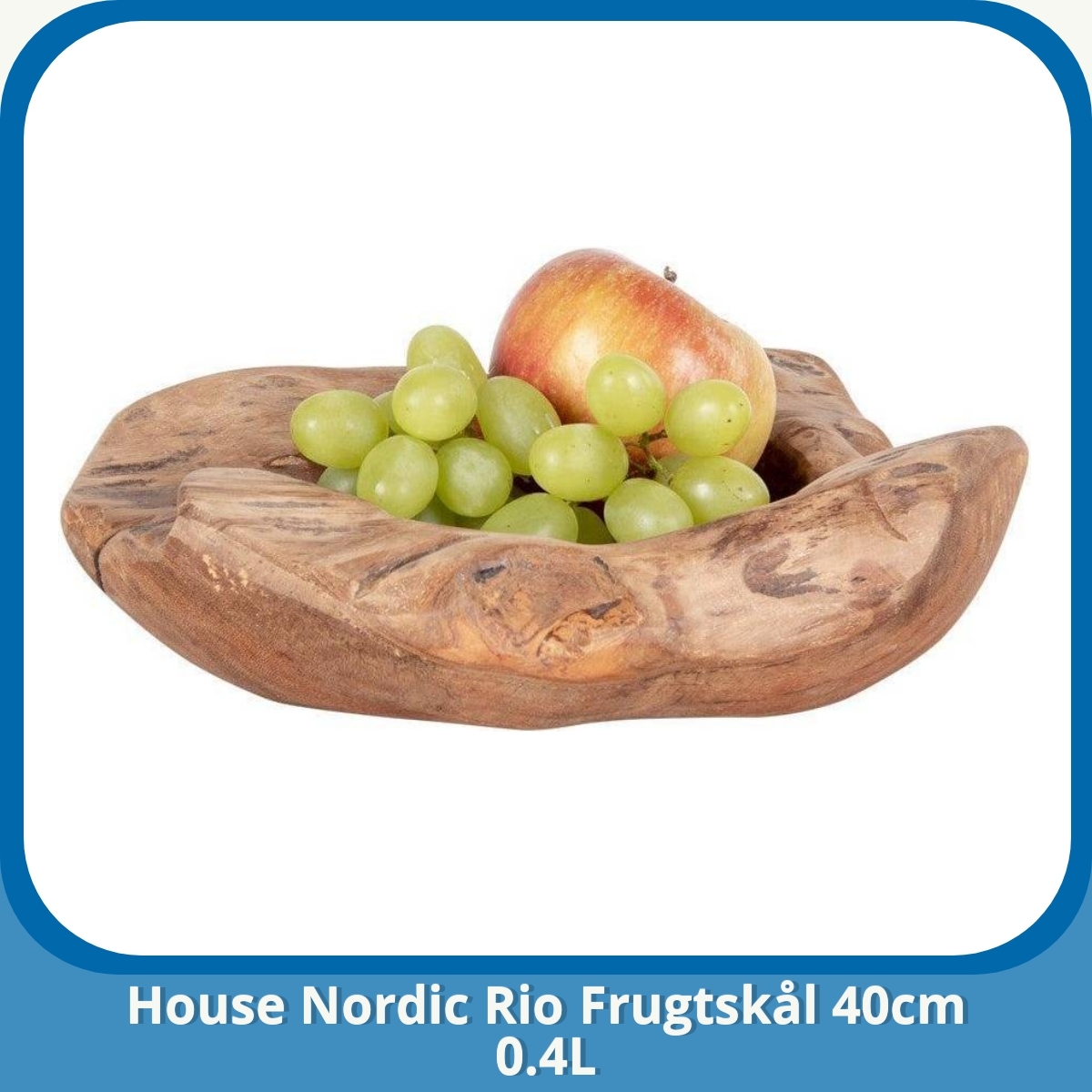 Anmeldelse af House Nordic Rio Frugtskål 40cm 0.4L