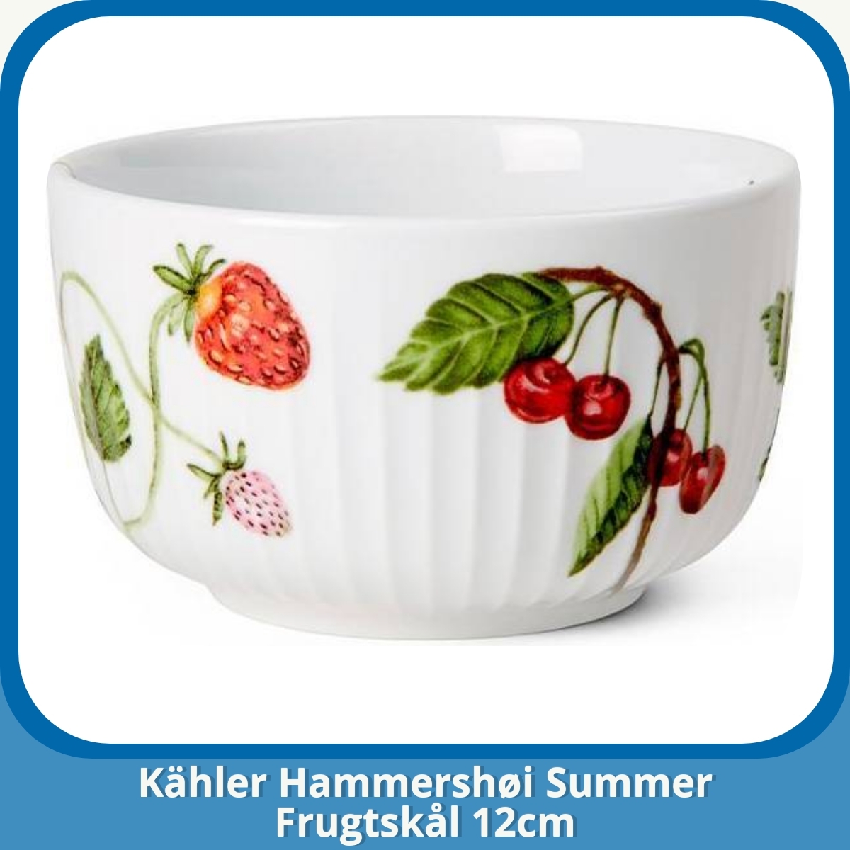 Anmeldelse af Kähler Hammershøi Summer Frugtskål 12cm