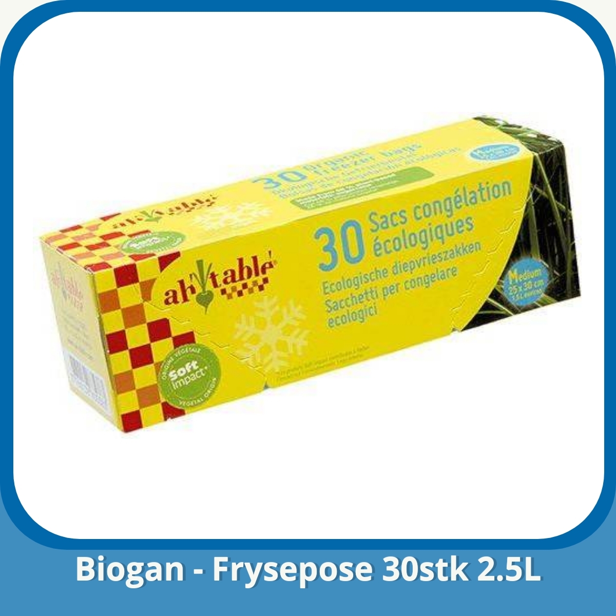 Anmeldelse af Biogan - Frysepose 30stk 2.5L