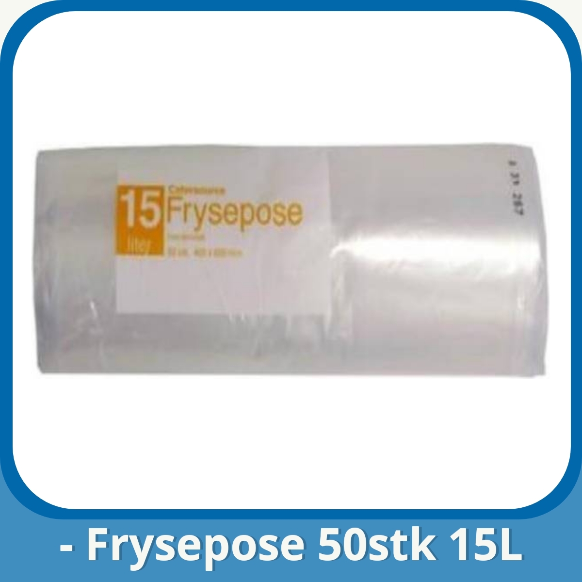 Anmeldelse af - Frysepose 50stk 15L