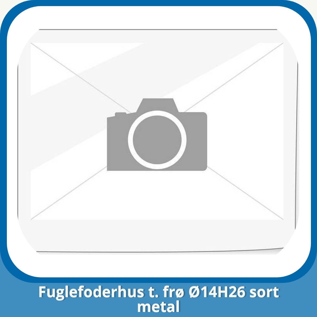 Anmeldelse af Fuglefoderhus t. frø Ø14H26 sort metal