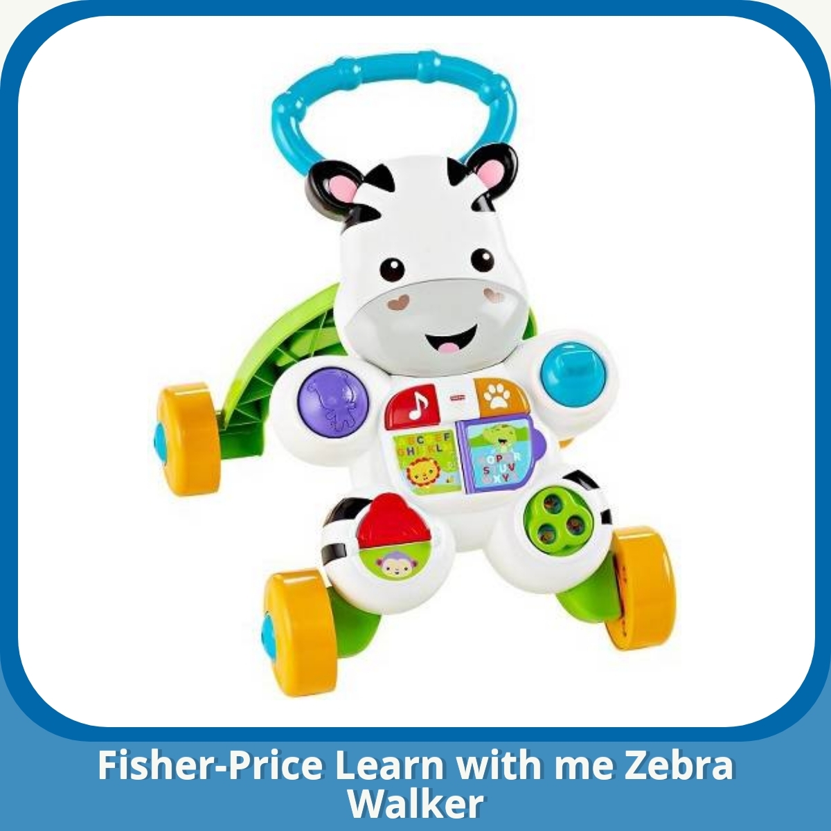 Anmeldelse af Fisher-Price Learn with me Zebra Walker