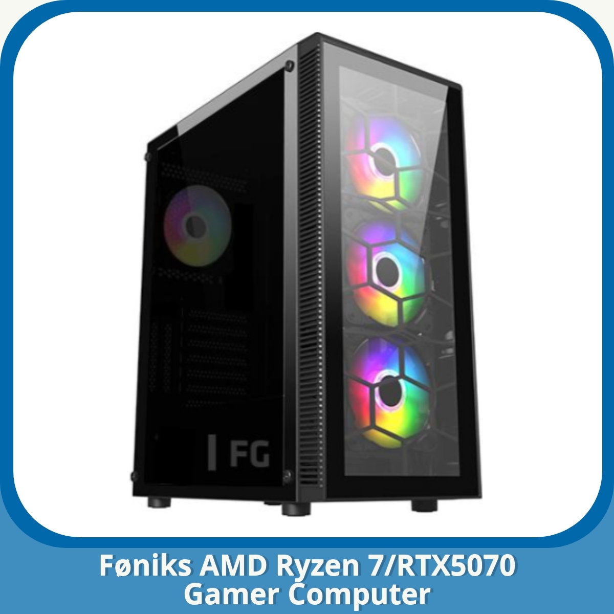 Anmeldelse af Føniks AMD Ryzen 7/RTX5070 Gamer Computer