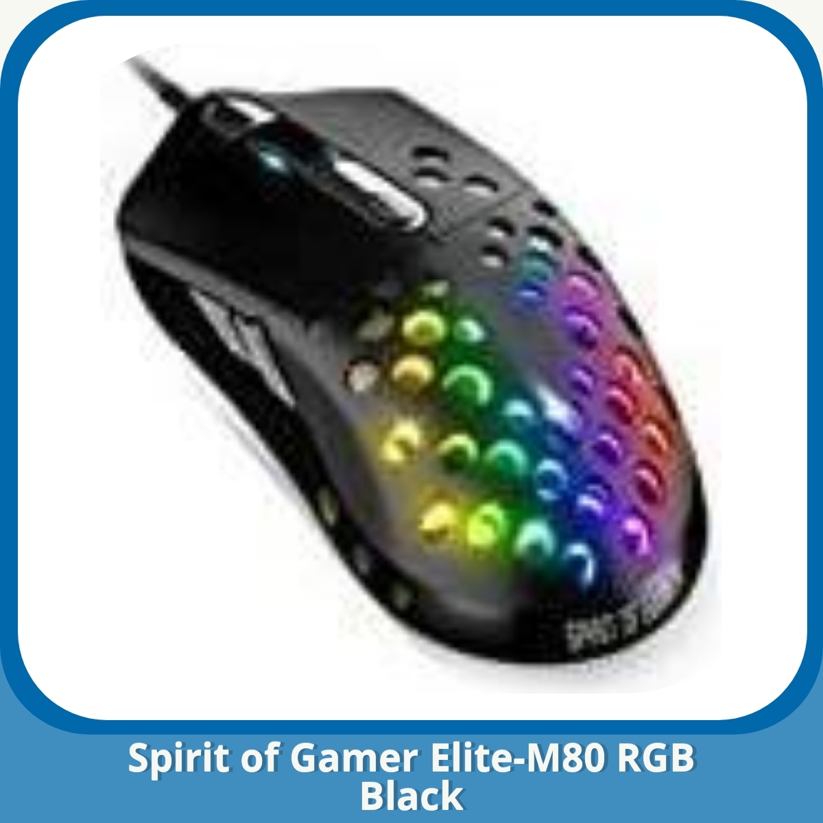 Anmeldelse af Spirit of Gamer Elite-M80 RGB Black