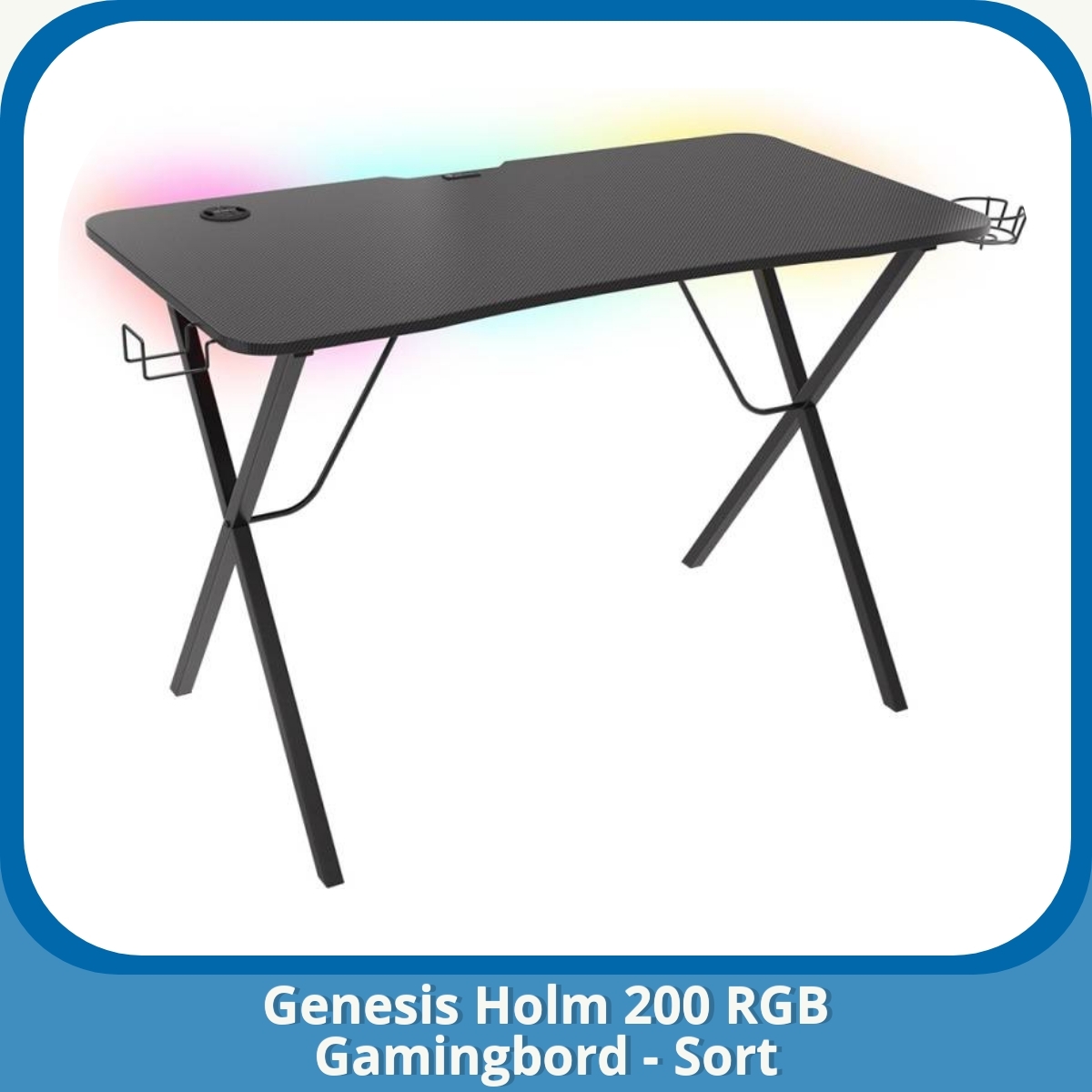 Anmeldelse af Genesis Holm 200 RGB Gamingbord - Sort
