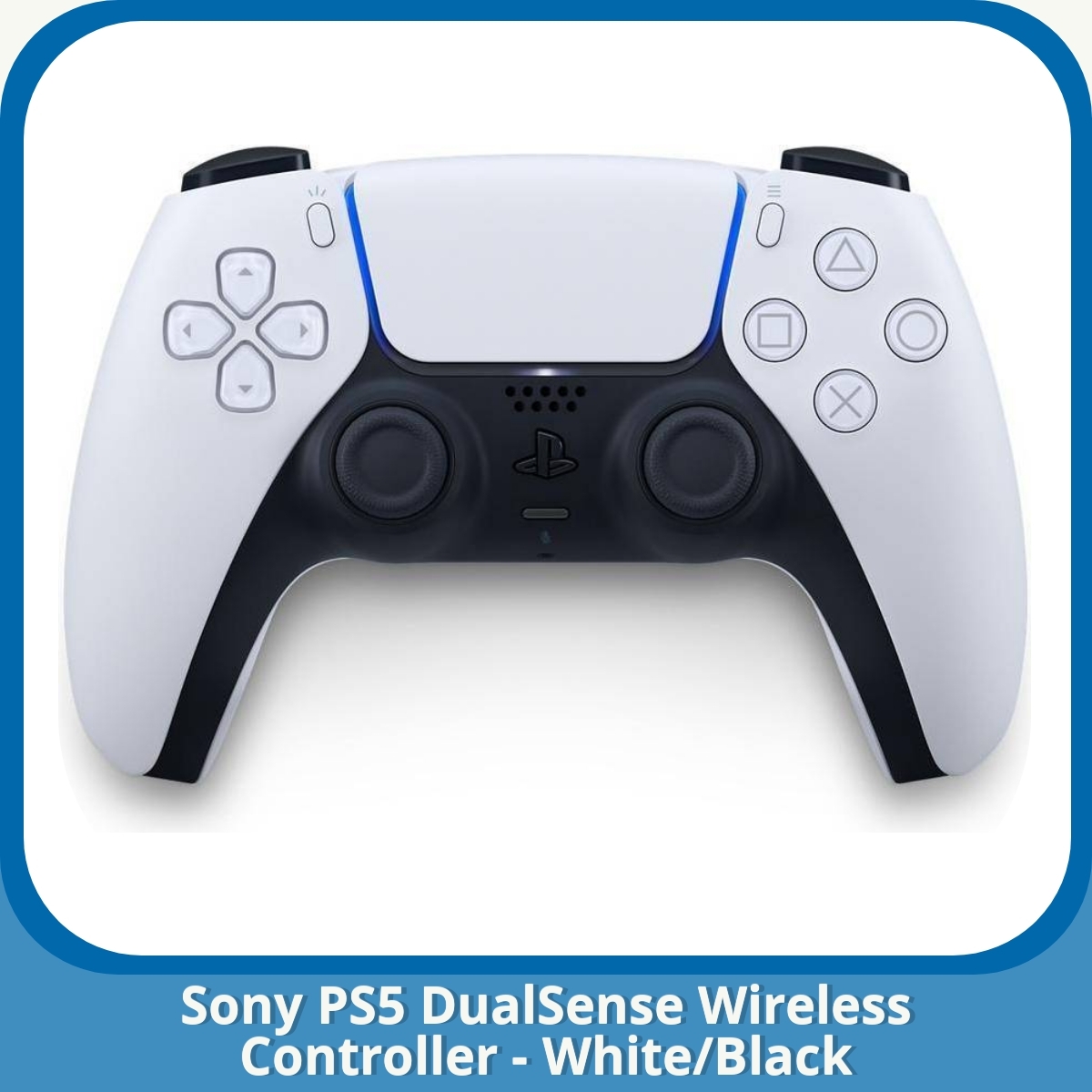 Anmeldelse af Sony PS5 DualSense Wireless Controller - White/Black