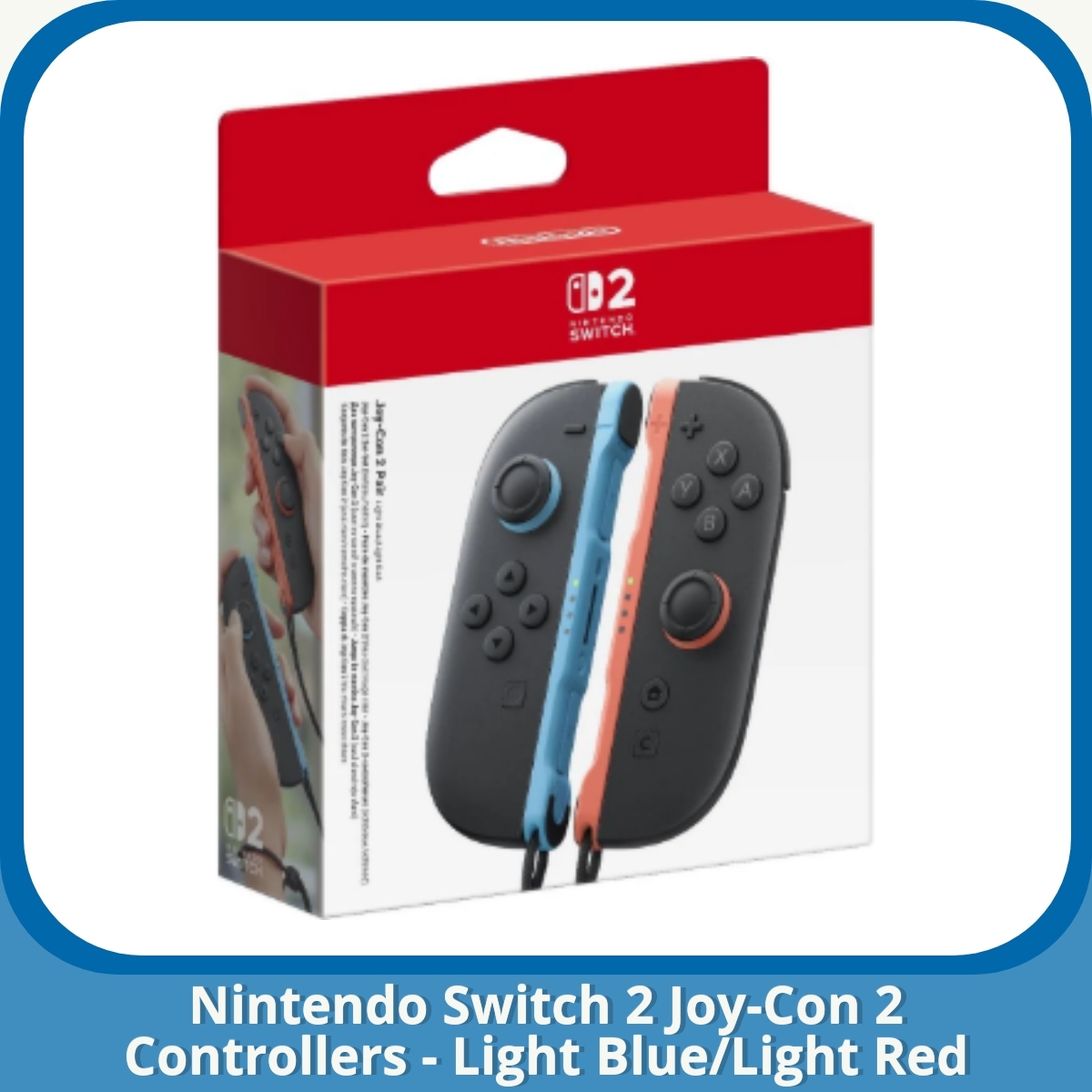 Anmeldelse af Nintendo Switch 2 Joy-Con 2 Controllers - Light Blue/Light Red