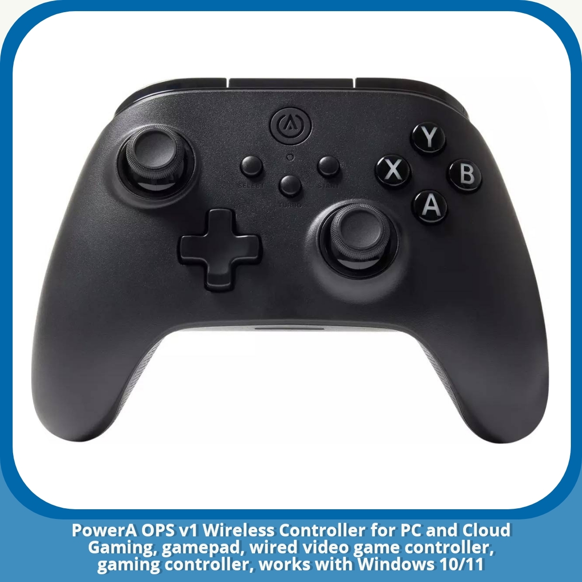 Anmeldelse af PowerA OPS v1 Wireless Controller for PC and Cloud Gaming, gamepad, wired video game controller, gaming controller, works with Windows 10/11