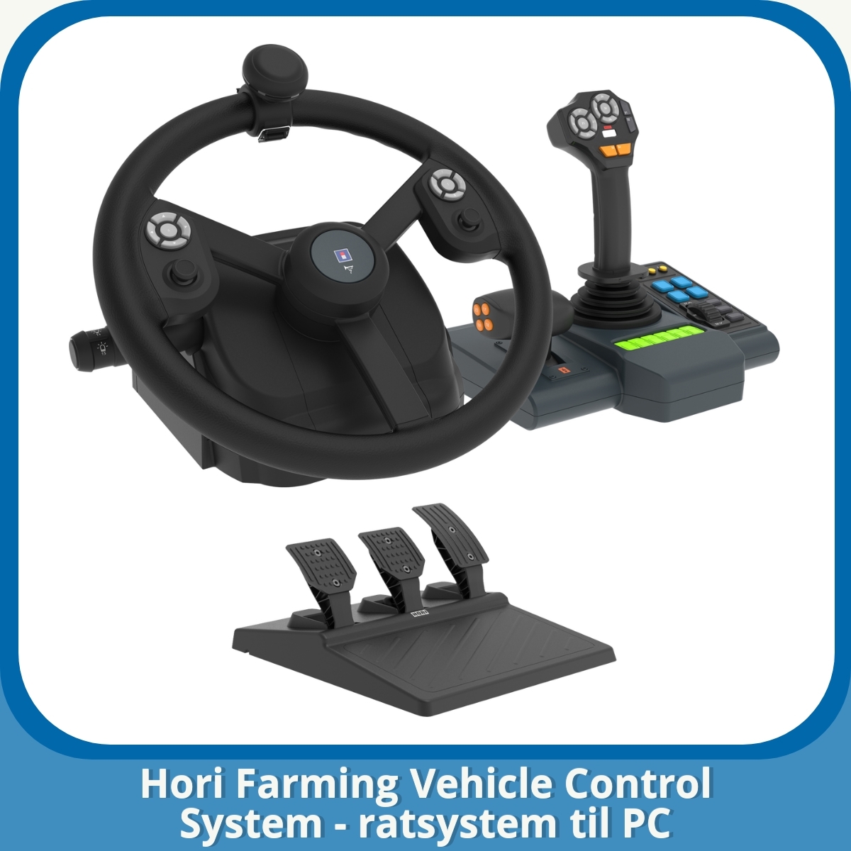Anmeldelse af Hori Farming Vehicle Control System - ratsystem til PC