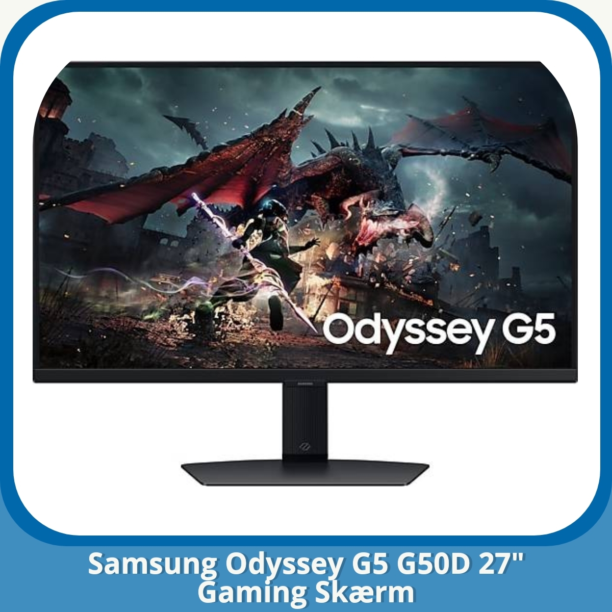 Anmeldelse af Samsung Odyssey G5 G50D 27