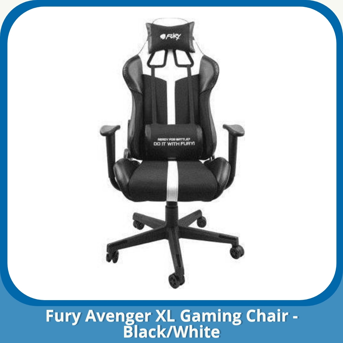 Anmeldelse af Fury Avenger XL Gaming Chair - Black/White
