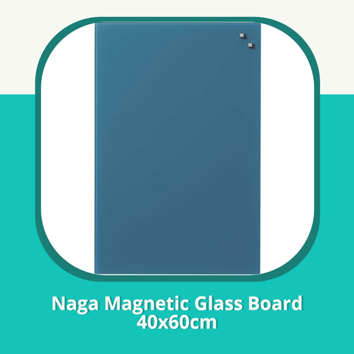 Anmeldelse af Naga Magnetic Glass Board 40x60cm
