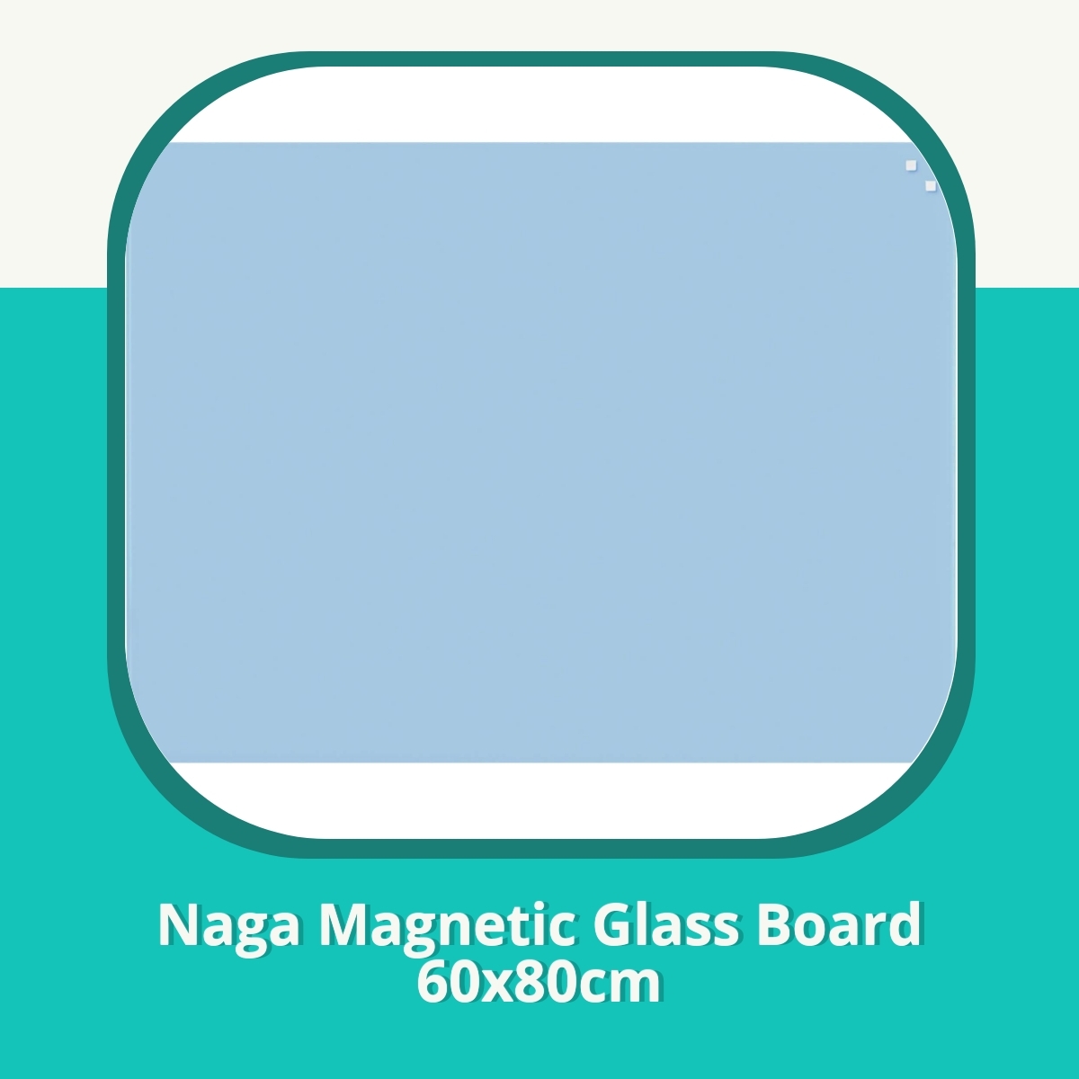 Anmeldelse af Naga Magnetic Glass Board 60x80cm