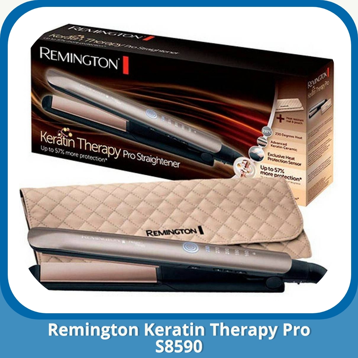 Anmeldelse af Remington Keratin Therapy Pro S8590